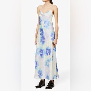 THE KOOPLES
Tie-dye Silk Open back maxi  Dress NWT Size 4 = US 10